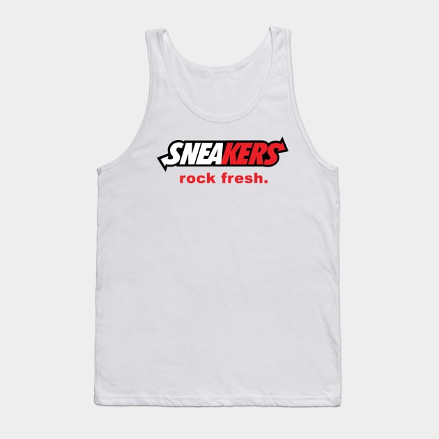 Sneakers, Rock Fresh Tank Top by Tee4daily